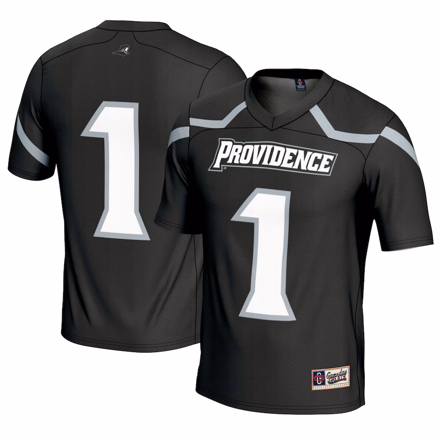 Men's GameDay Greats #1 Black Providence Friars Lightweight Lacrosse Jersey - ujerseystore