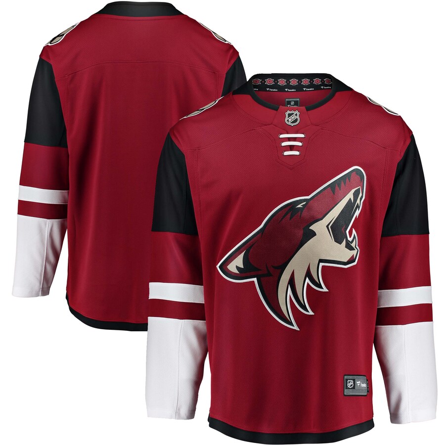 Youth Arizona Coyotes Fanatics Branded Red Breakaway Home Jersey - ujerseystore