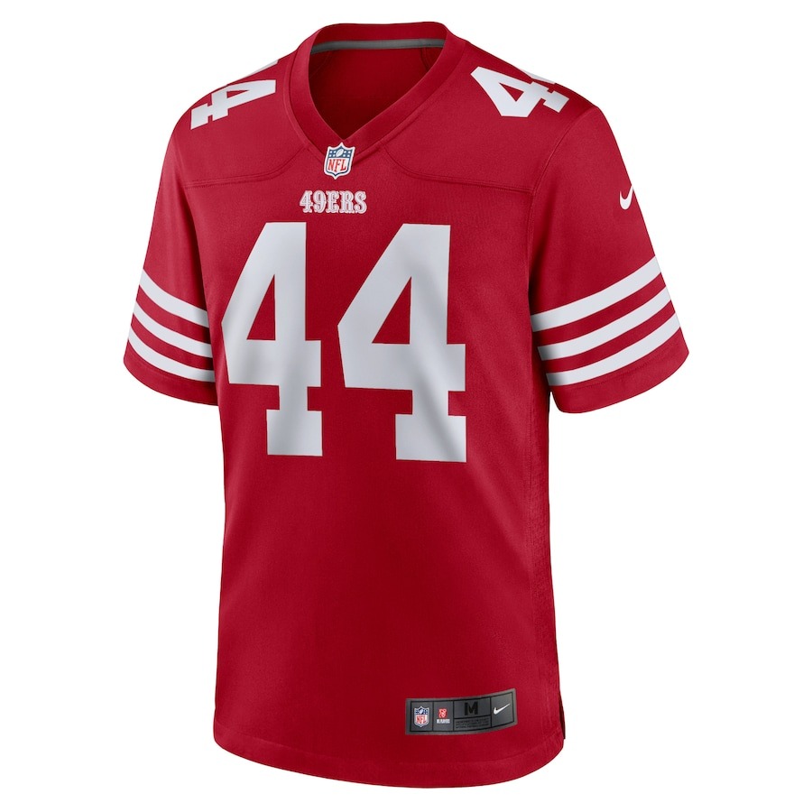 Men's San Francisco 49ers Kyle Juszczyk Nike Scarlet Player Game Jersey - ujerseystore