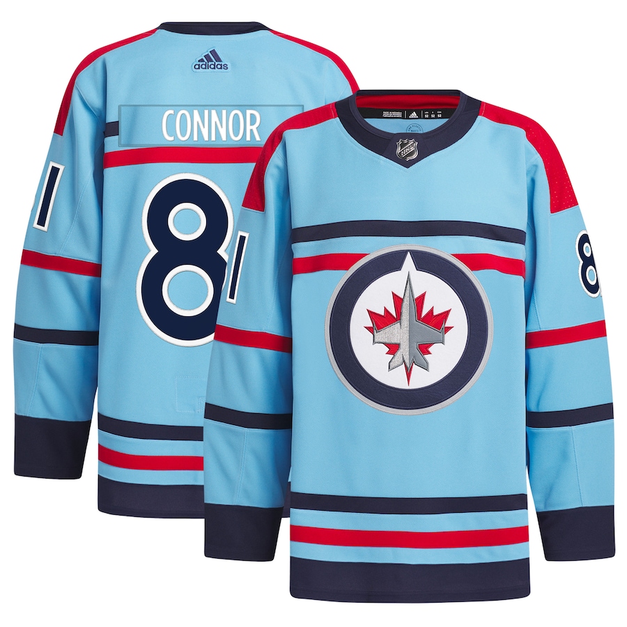 Men's Winnipeg Jets Kyle Connor adidas Light Blue Alternate Primegreen Authentic Player Jersey - ujerseystore
