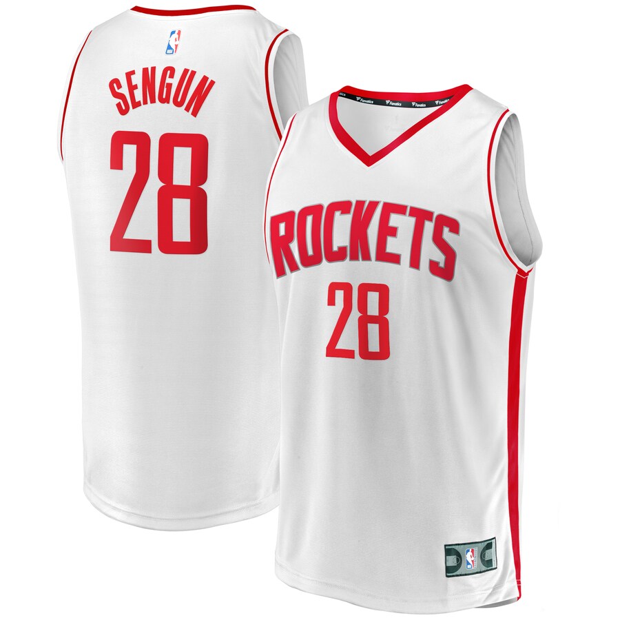 Men's Houston Rockets Alperen Sengun Fanatics White Fast Break Replica Player Jersey - Association Edition - ujerseystore