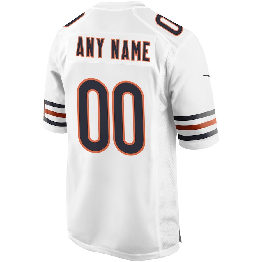 Men's Chicago Bears Nike White Custom Game Jersey - ujerseystore
