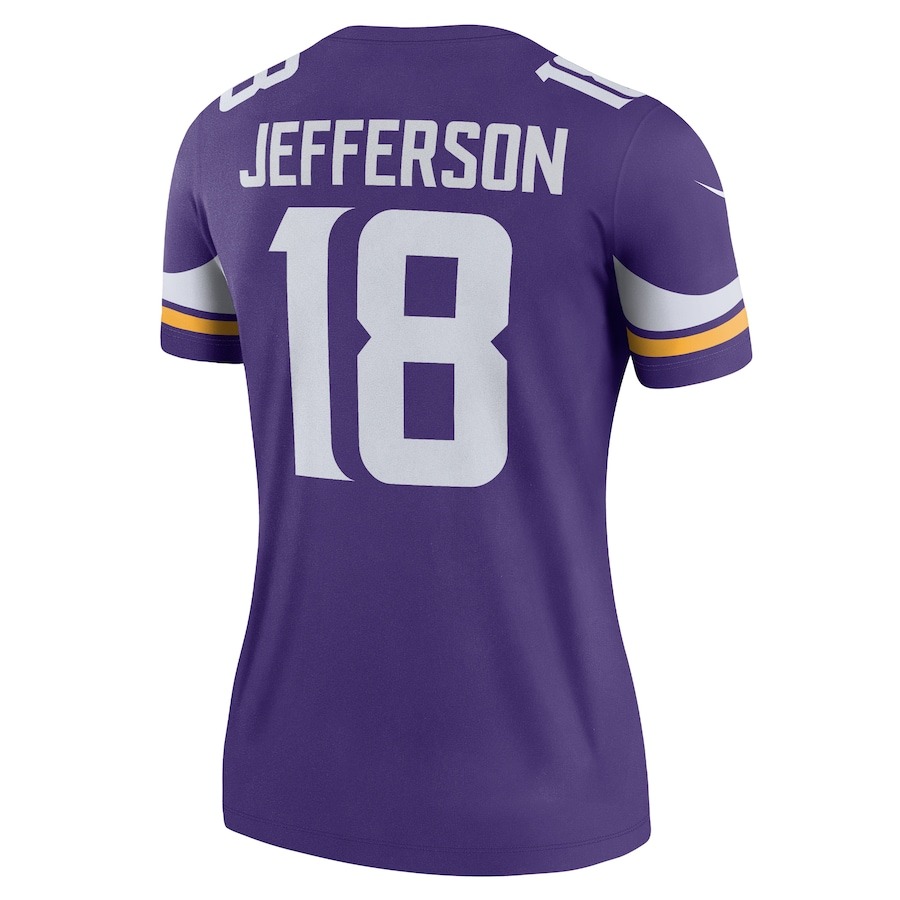Women's Minnesota Vikings Justin Jefferson Nike Purple Legend Jersey - ujerseystore