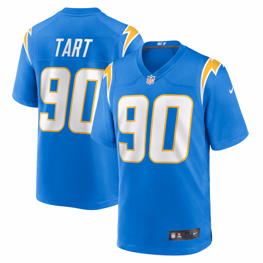 Men's Los Angeles Chargers Teair Tart Nike Powder Blue Team Game Jersey - ujerseystore