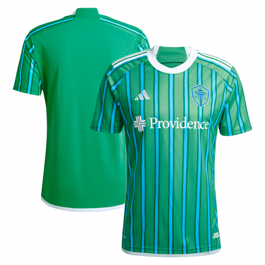 Men's Seattle Sounders FC  adidas Green 2024 The Anniversary Kit Replica Jersey - ujerseystore