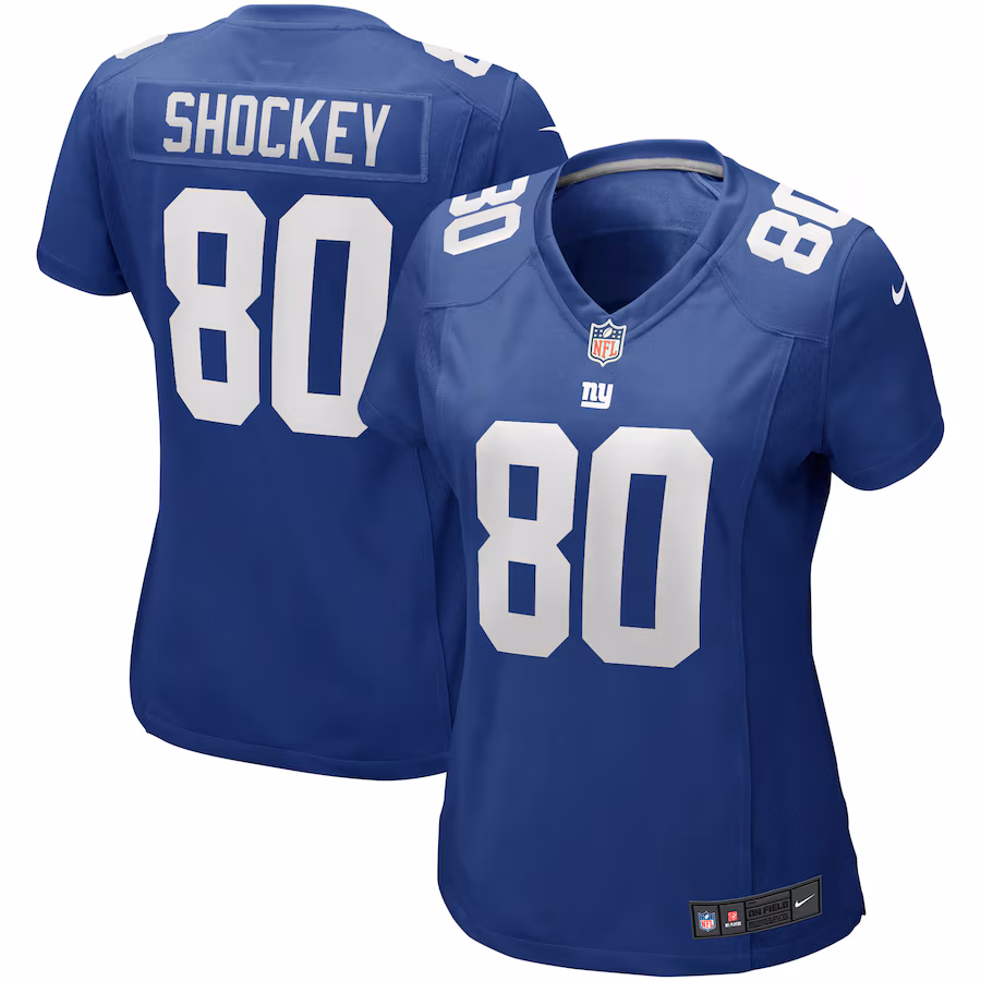 Women's New York Giants Jeremy Shockey Nike Royal Game Retired Player Jersey - ujerseystore