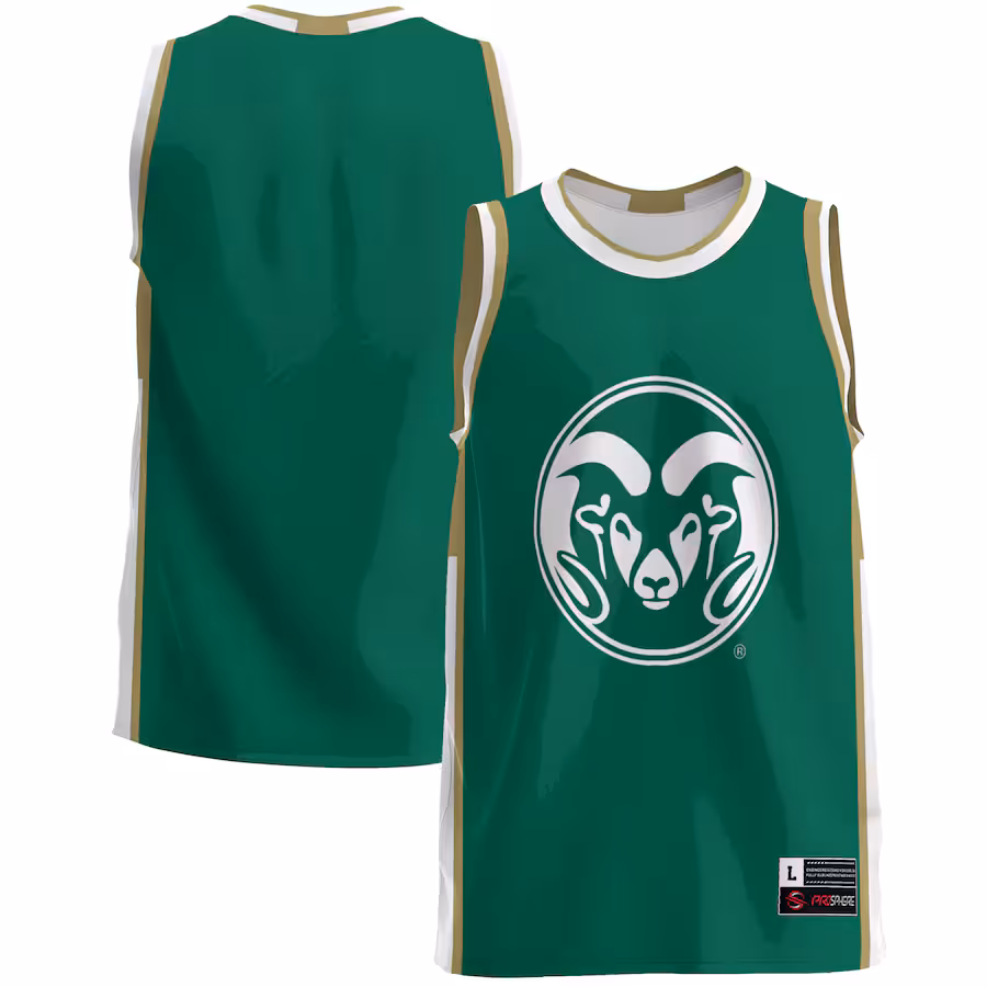 Men's GameDay Greats  Green Colorado State Rams  Lightweight Basketball Jersey - ujerseystore