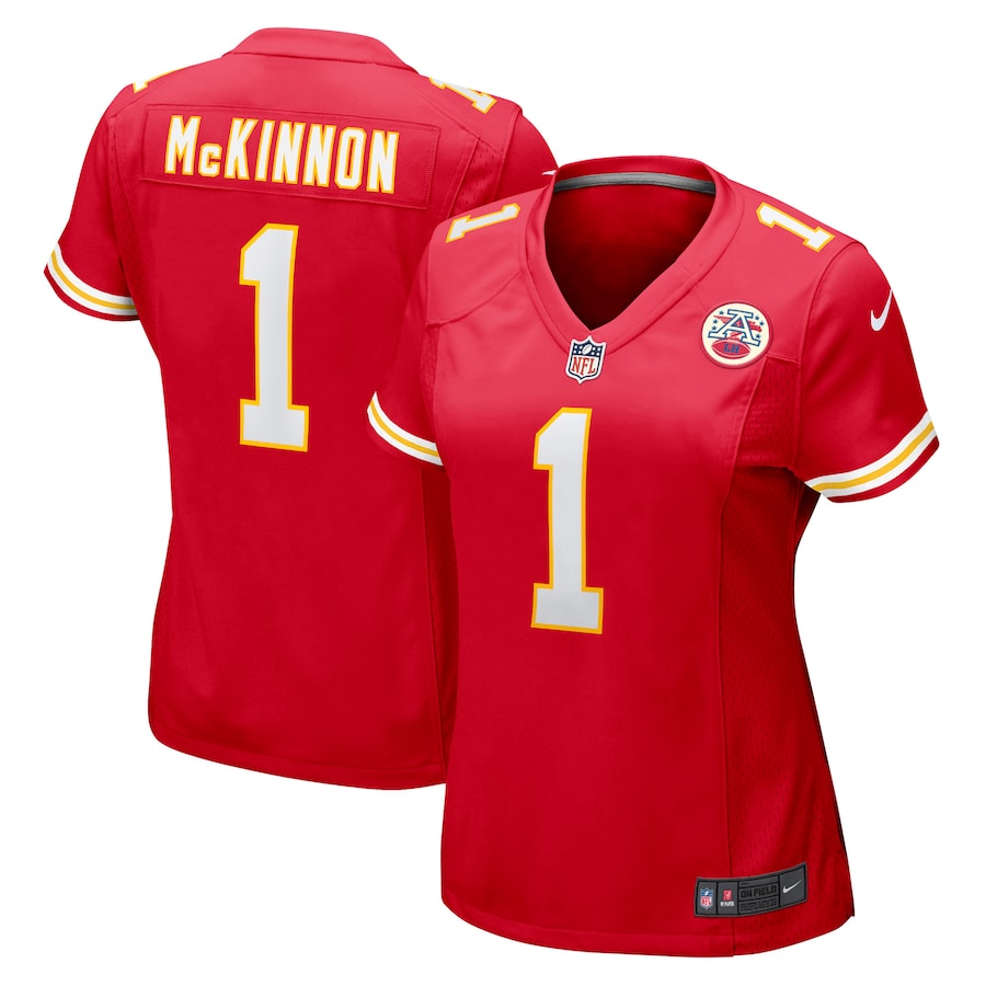 Women's Kansas City Chiefs Jerick McKinnon Nike Red Game Player Jersey - ujerseystore