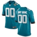 Men's Jacksonville Jaguars Nike Teal Custom Team Game Jersey - ujerseystore