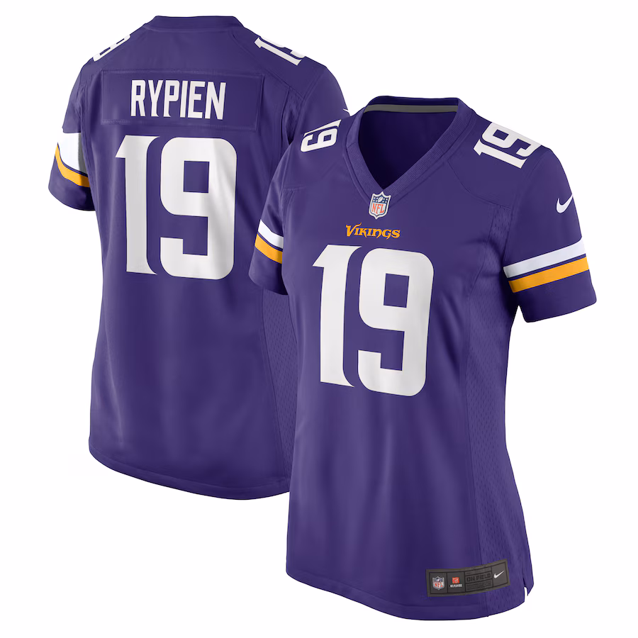 Women's Minnesota Vikings Brett Rypien Nike Purple Game Jersey - ujerseystore