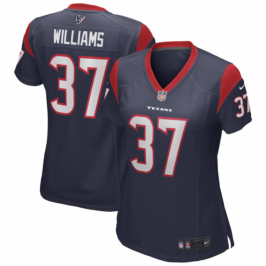 Women's Houston Texans Domanick Williams Nike Navy Game Retired Player Jersey - ujerseystore