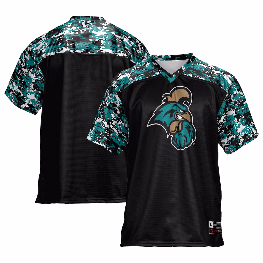 Coastal Carolina Chanticleers GameDay Greats Football Jersey - Black - ujerseystore