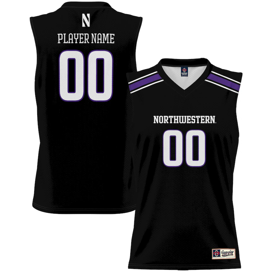 Northwestern Wildcats GameDay Greats Youth Lightweight NIL Pick-A-Player Women's Basketball Jersey - Black - ujerseystore