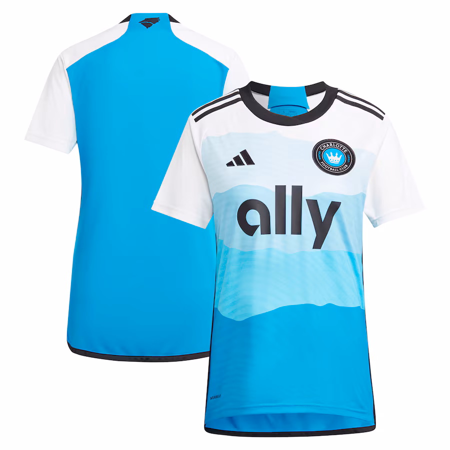 Women's Charlotte FC  adidas Blue 2024 The Carolina Kit: Explore Replica Jersey - ujerseystore