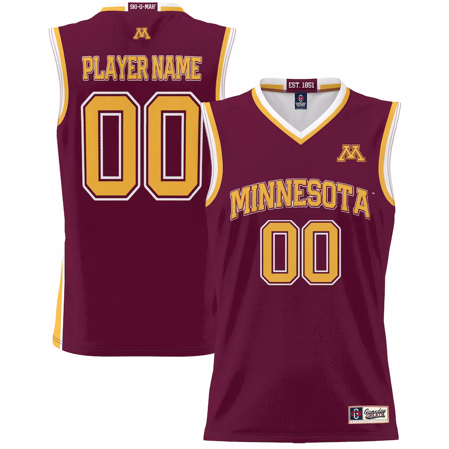 Minnesota Golden Gophers GameDay Greats Youth NIL Pick-A-Player Lightweight Basketball Jersey - Maroon - ujerseystore