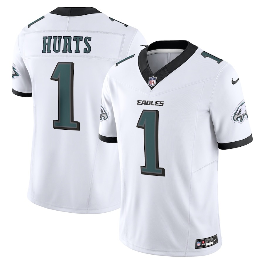 Men's Philadelphia Eagles Jalen Hurts Nike White Vapor F.U.S.E. Limited Jersey - ujerseystore