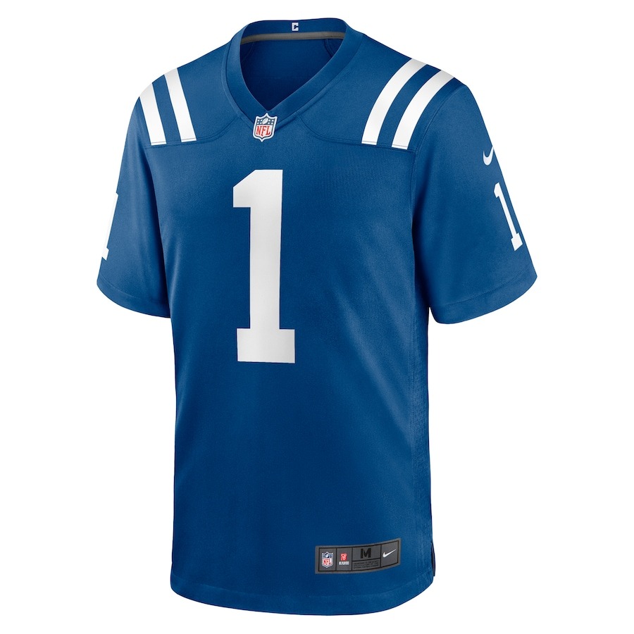 Men's Indianapolis Colts Josh Downs Nike  Royal Team Game Jersey - ujerseystore