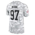 Men's San Francisco 49ers Nick Bosa Nike Arctic Camo 2024 Salute to Service Limited Jersey - ujerseystore