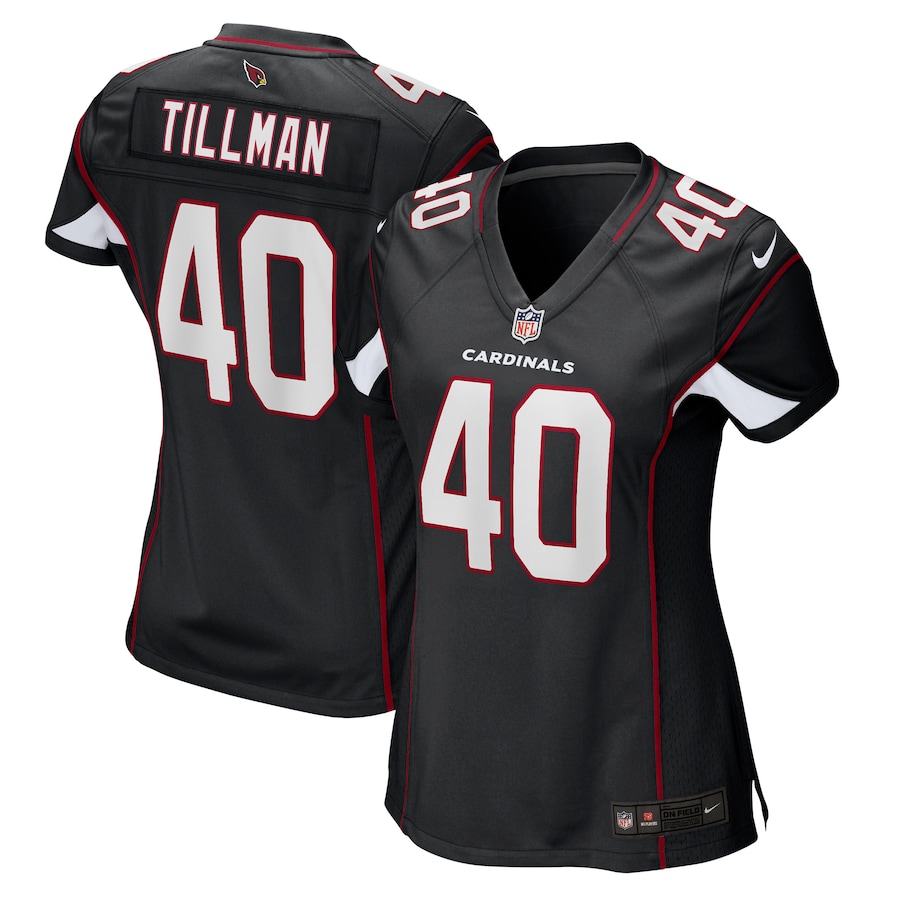 Women's Arizona Cardinals Pat Tillman Nike Black Retired Game Jersey - ujerseystore
