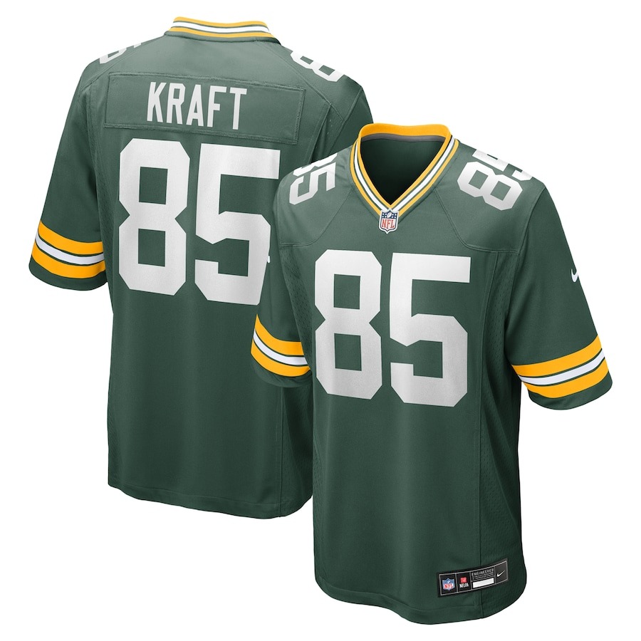 Men's Green Bay Packers Tucker Kraft Nike Green Game Jersey - ujerseystore
