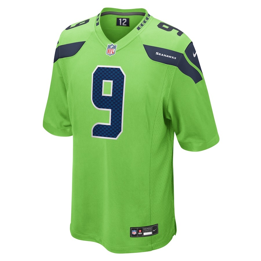 Men's Seattle Seahawks Kenneth Walker III Nike Neon Green  Game Jersey - ujerseystore