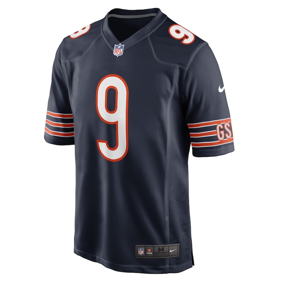 Men's Chicago Bears Jaquan Brisker Nike Navy Game Player Jersey - ujerseystore