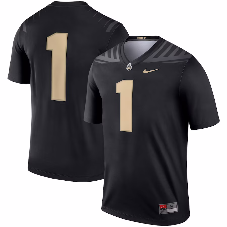 #1 Purdue Boilermakers Nike Legend Jersey - Black - ujerseystore