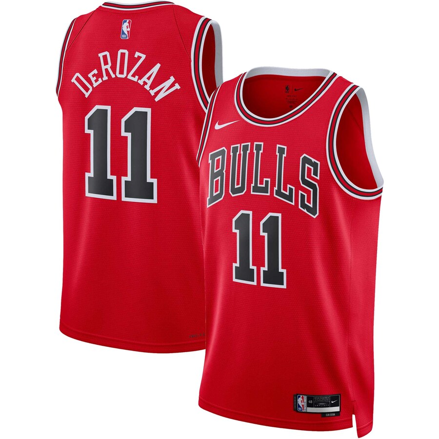 Unisex Chicago Bulls DeMar DeRozan Nike Red Swingman Jersey - Icon Edition - ujerseystore