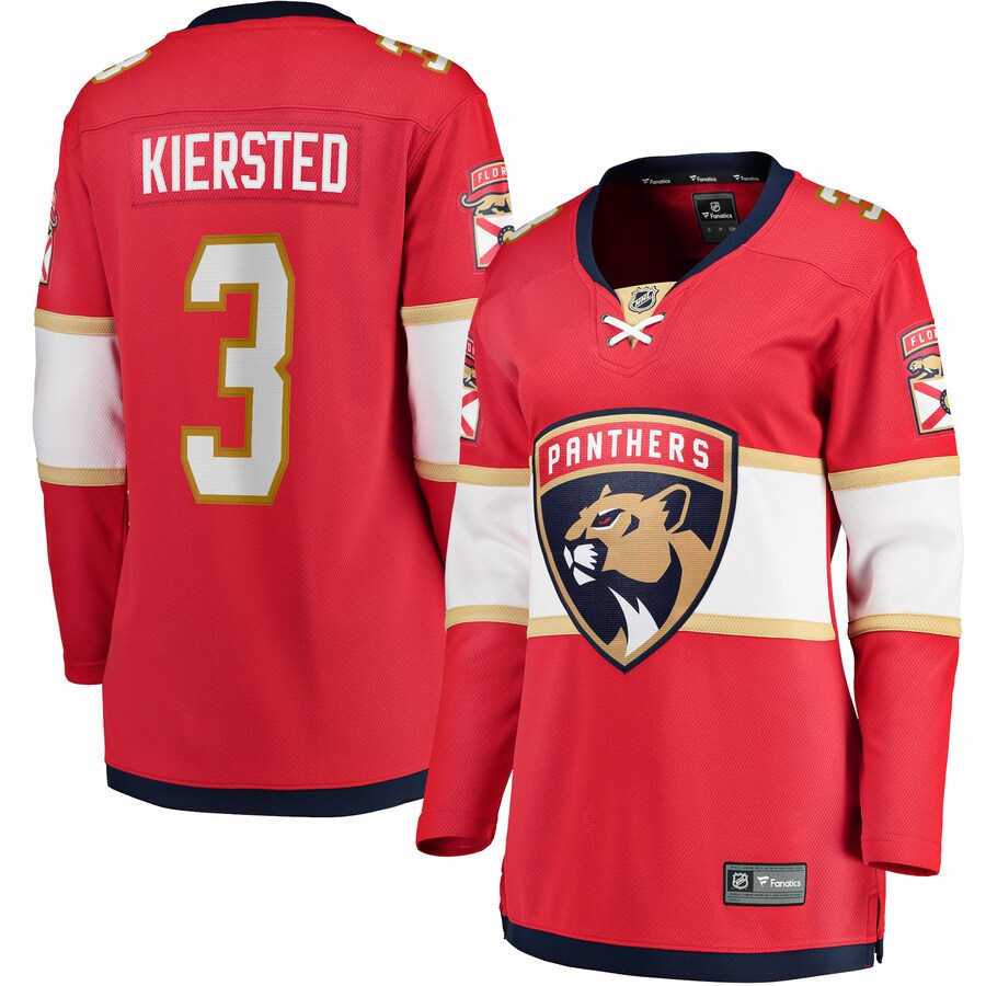 Women's Florida Panthers Matt Kiersted Fanatics Branded Red Home Team Breakaway Player Jersey - ujerseystore