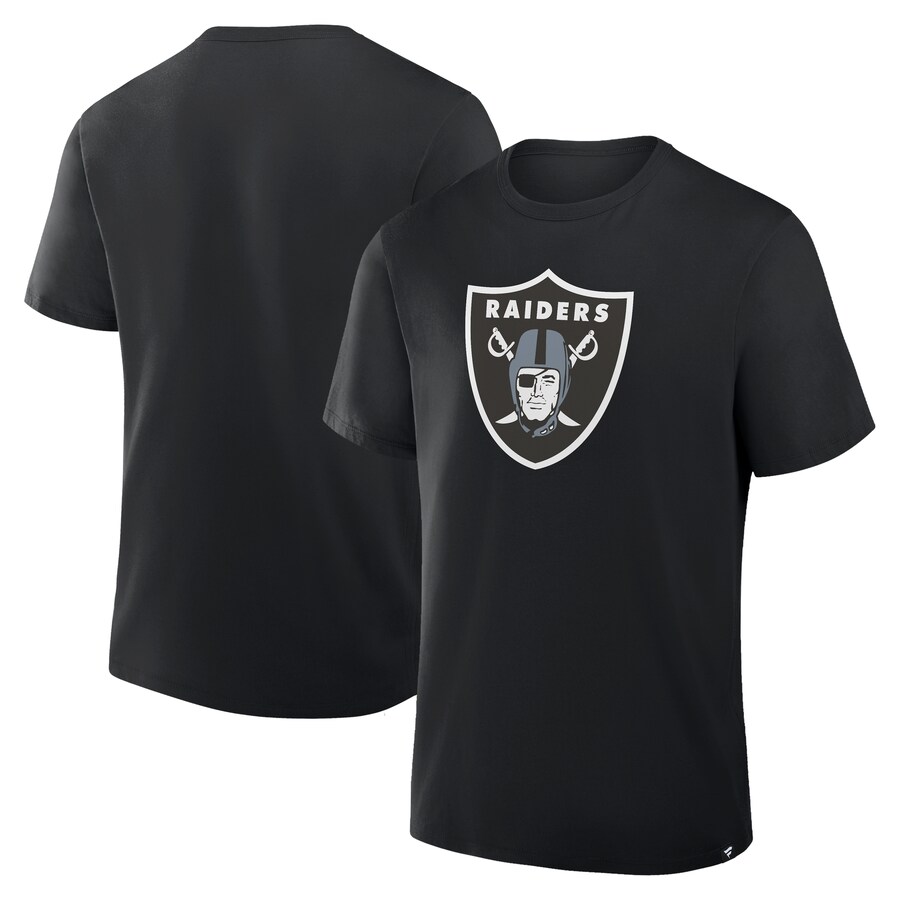 Men's Las Vegas Raiders  Fanatics Black Legacy Cotton T-Shirt - ujerseystore