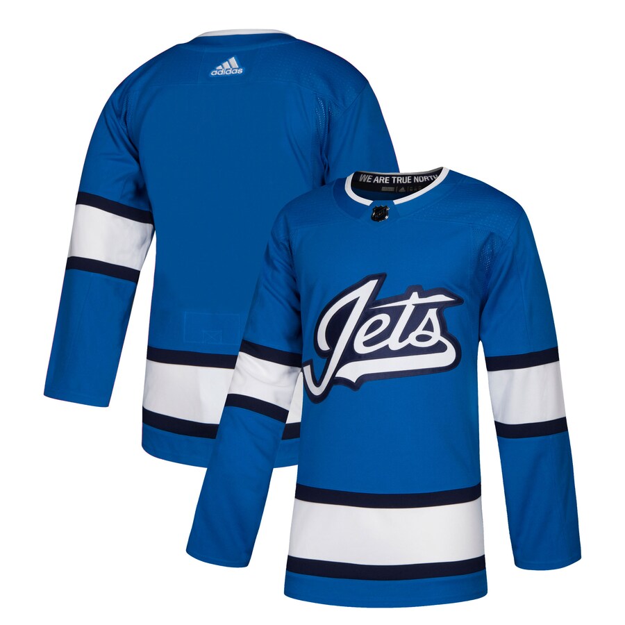 Men's Winnipeg Jets adidas Blue Alternate Authentic Jersey - ujerseystore