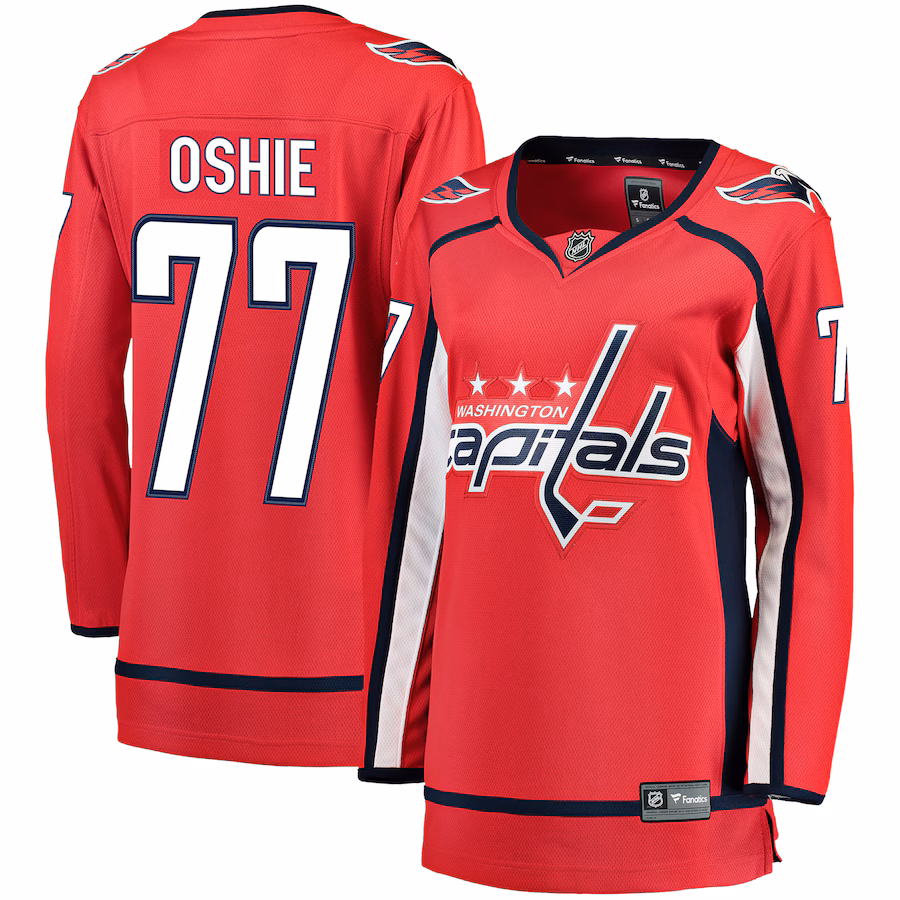 Women's Washington Capitals TJ Oshie Fanatics Red Breakaway Player Jersey - ujerseystore
