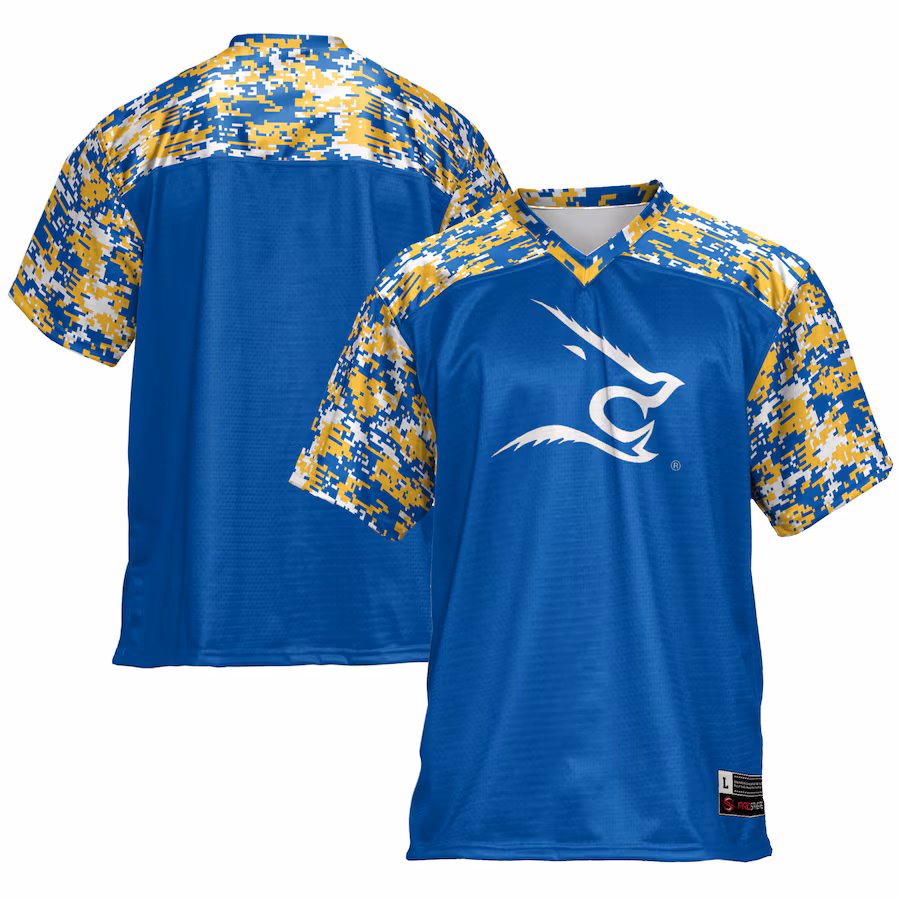 Men's GameDay Greats Blue Texas A&M Kingsville Javelinas Football Jersey - ujerseystore