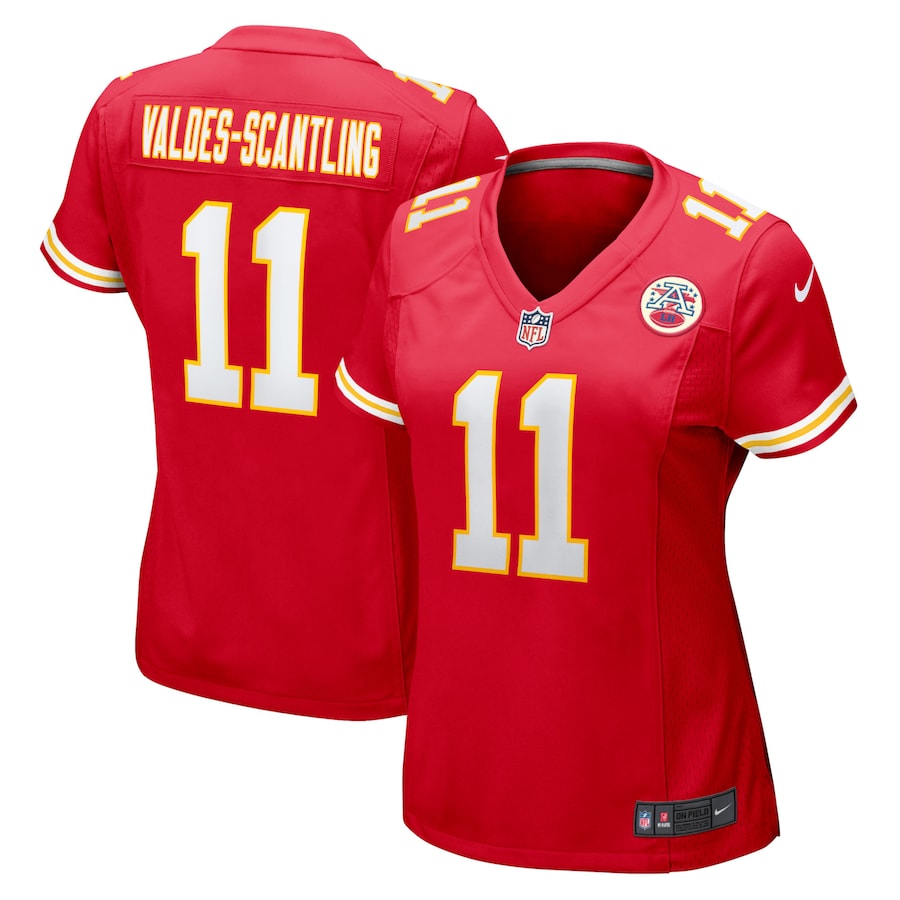 Women's Kansas City Chiefs Marquez Valdes-Scantling Nike Red Game Jersey - ujerseystore