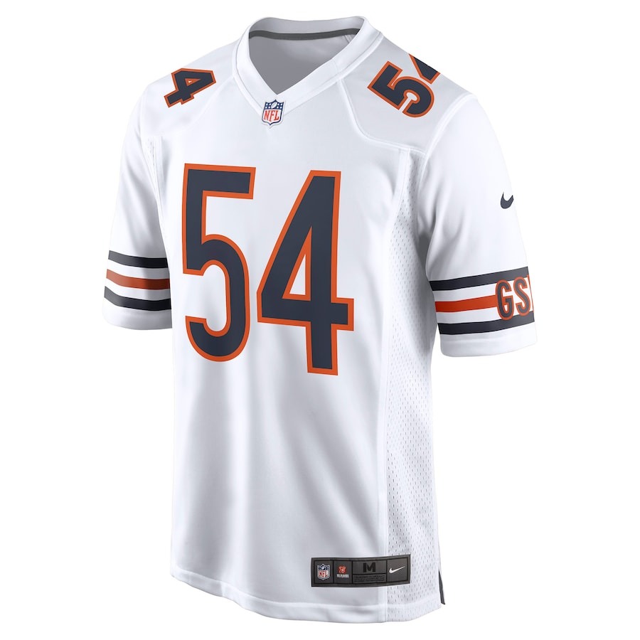 Men's Chicago Bears Brian Urlacher Nike White Retired Player Game Jersey - ujerseystore