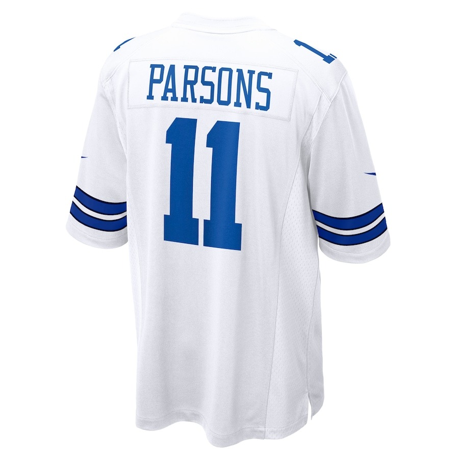 Men's Dallas Cowboys Micah Parsons Nike White Game Jersey - ujerseystore