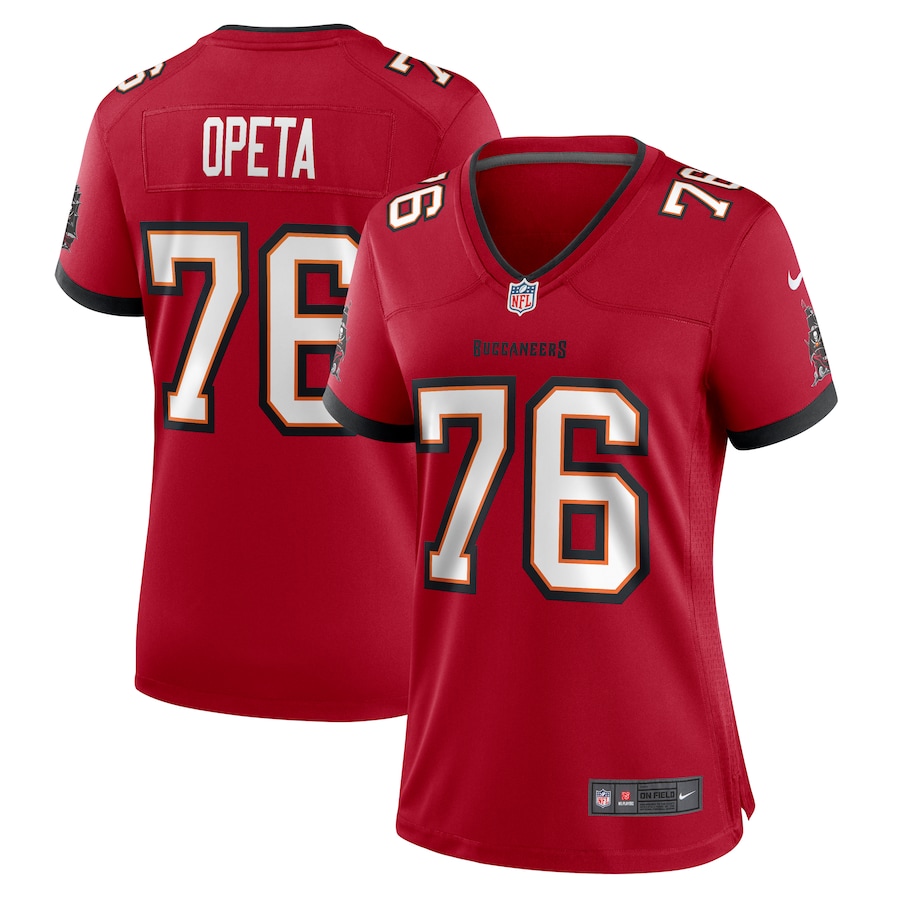 Women's Tampa Bay Buccaneers Iosua Opeta Nike  Red  Game Jersey - ujerseystore