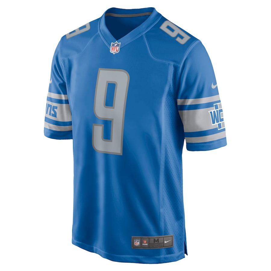 Men's Detroit Lions Jameson Williams Nike Blue Player Game Jersey - ujerseystore