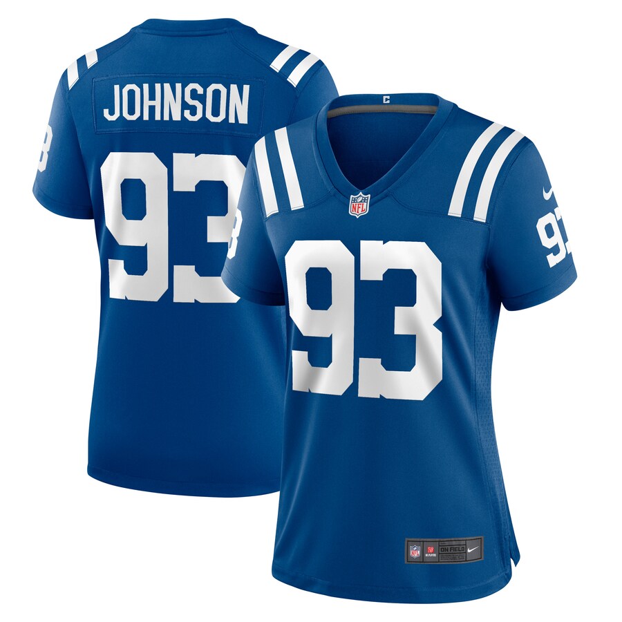 Women's Indianapolis Colts Eric Johnson Nike Royal Player Game Jersey - ujerseystore