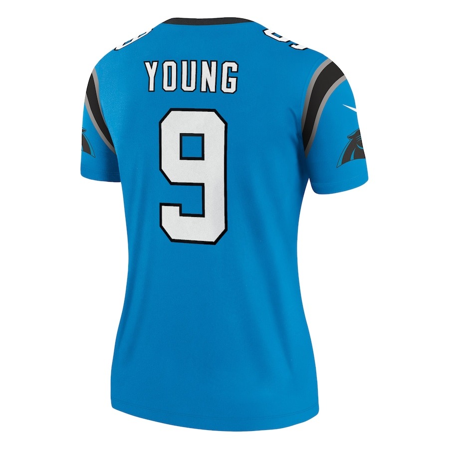 Women's Carolina Panthers Bryce Young Nike Blue  Legend Jersey - ujerseystore