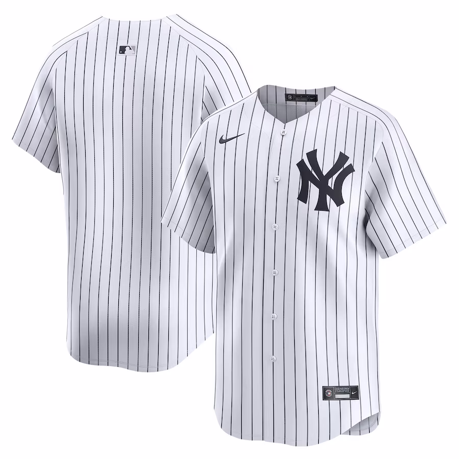 Men's New York Yankees Nike White Home Limited Jersey - ujerseystore