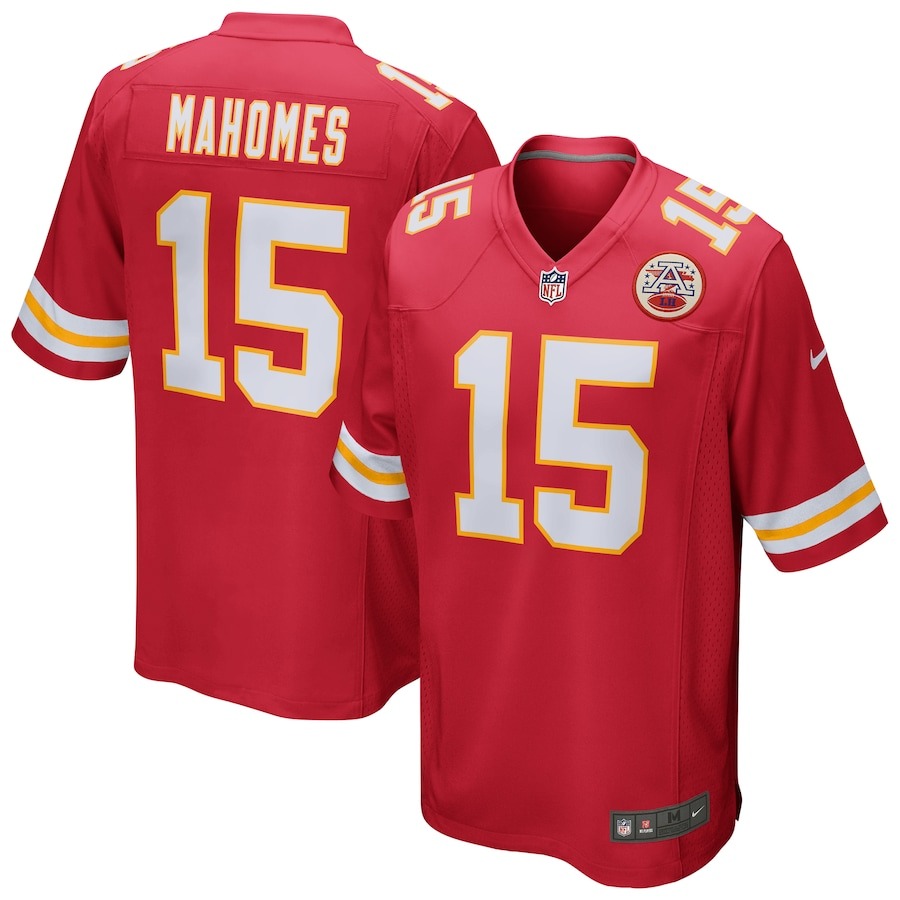 Men's Kansas City Chiefs Patrick Mahomes Nike Red Game Jersey - ujerseystore