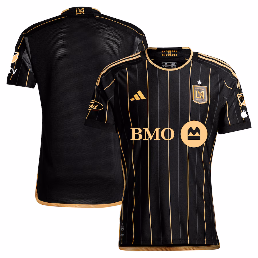 Men's LAFC  adidas Black 2024 Primary Authentic Jersey - ujerseystore