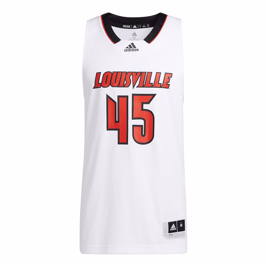 Men's adidas White Louisville Cardinals Swingman Basketball Jersey - ujerseystore