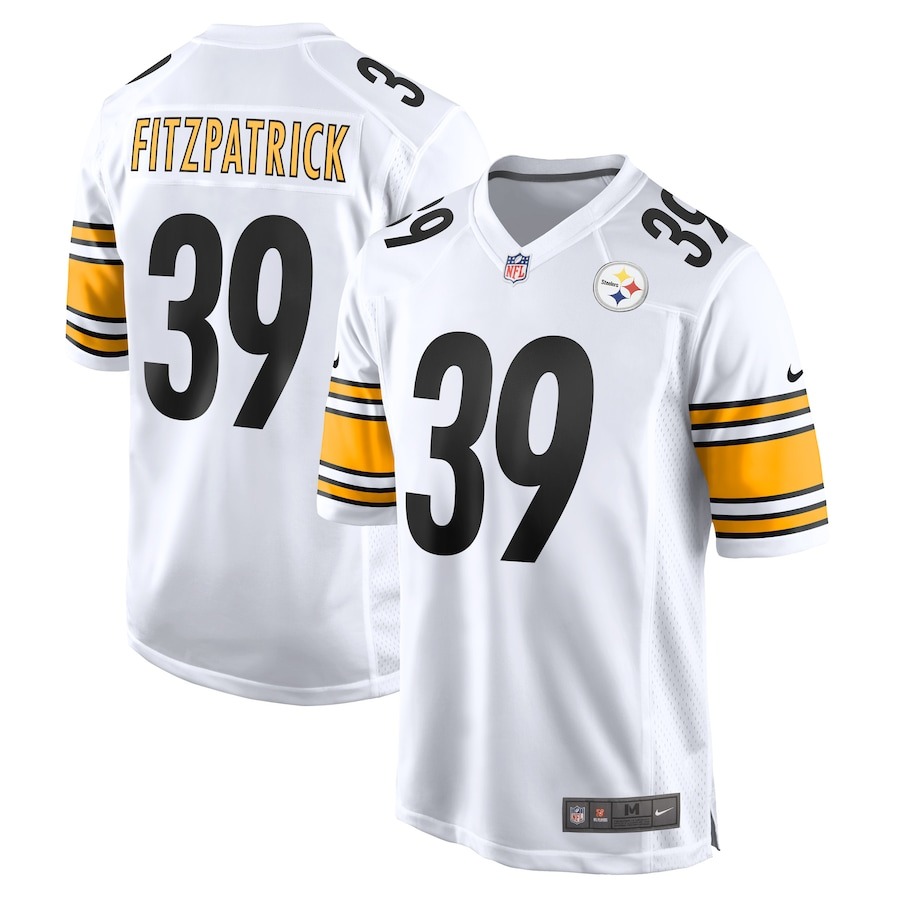 Men's Pittsburgh Steelers Minkah Fitzpatrick Nike White Game Player Jersey - ujerseystore