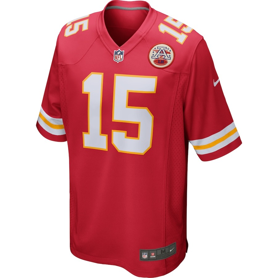 Men's Kansas City Chiefs Patrick Mahomes Nike Red Game Jersey - ujerseystore