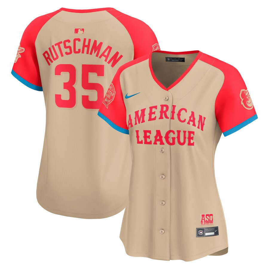 Women's American League Adley Rutschman Nike Cream 2024 MLB All-Star Game Limited Player Jersey - ujerseystore