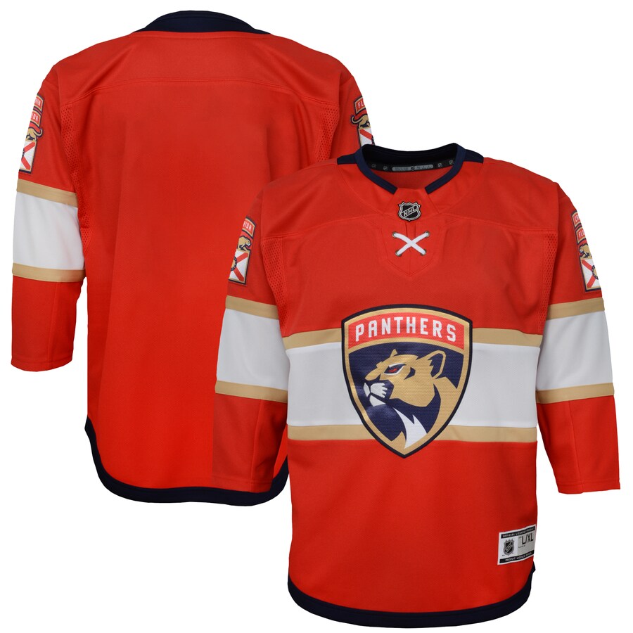 Youth Florida Panthers Red Home Premier Jersey - ujerseystore