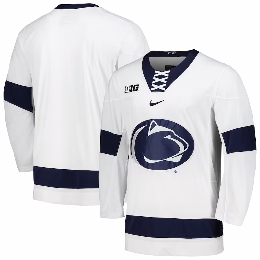Penn State Nittany Lions Nike Replica Jersey - White - ujerseystore