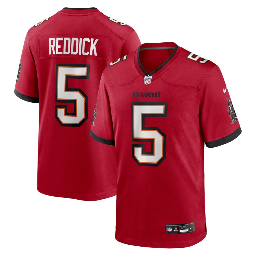 Men's Tampa Bay Buccaneers Haason Reddick Nike Red Team Game Jersey - ujerseystore